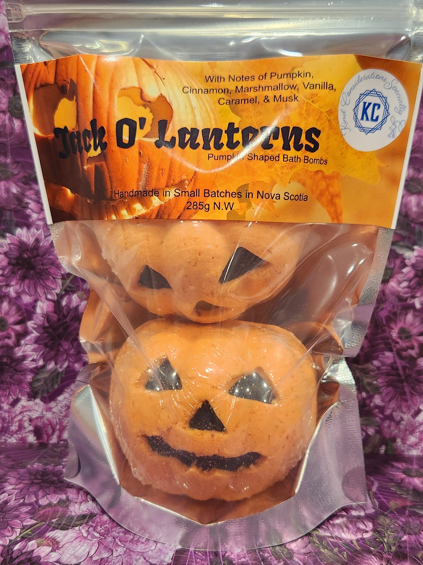 Bag of Pumpkins Bath Bombs