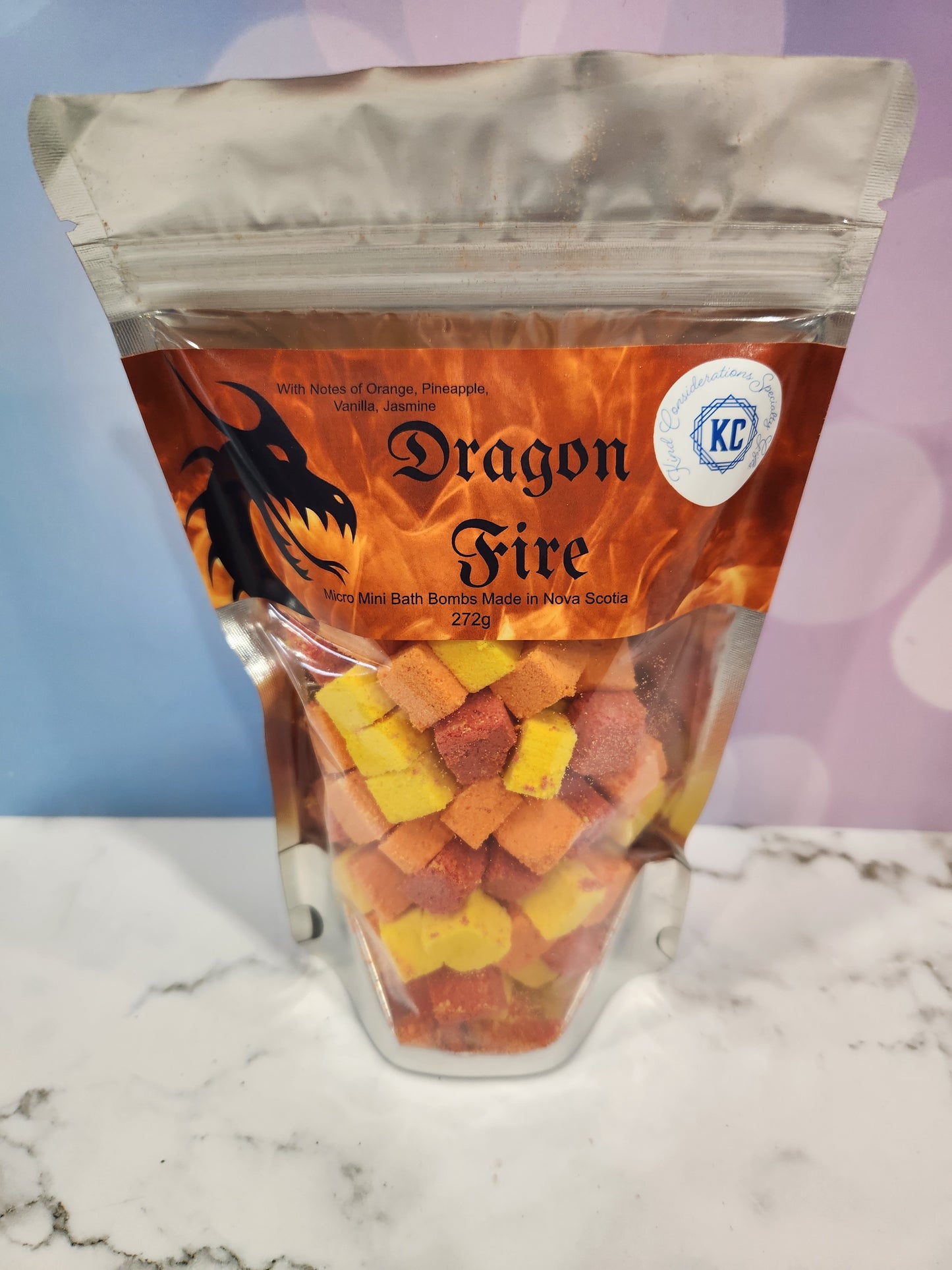 Micro Mini Dragon Fire Bath Bombs