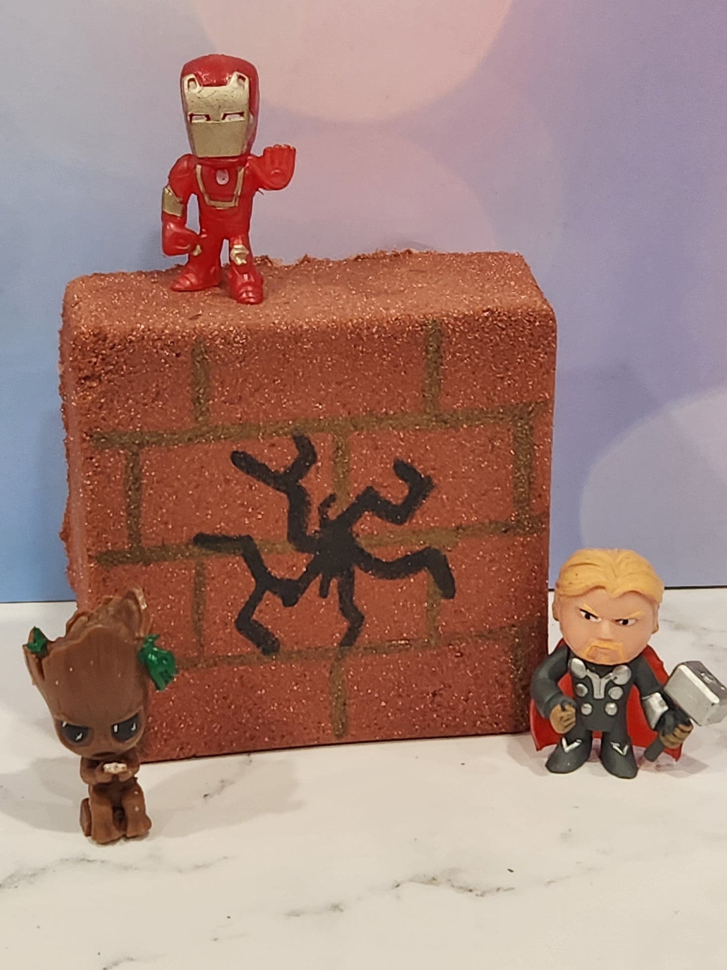 Superhero Brick Toy Bomb