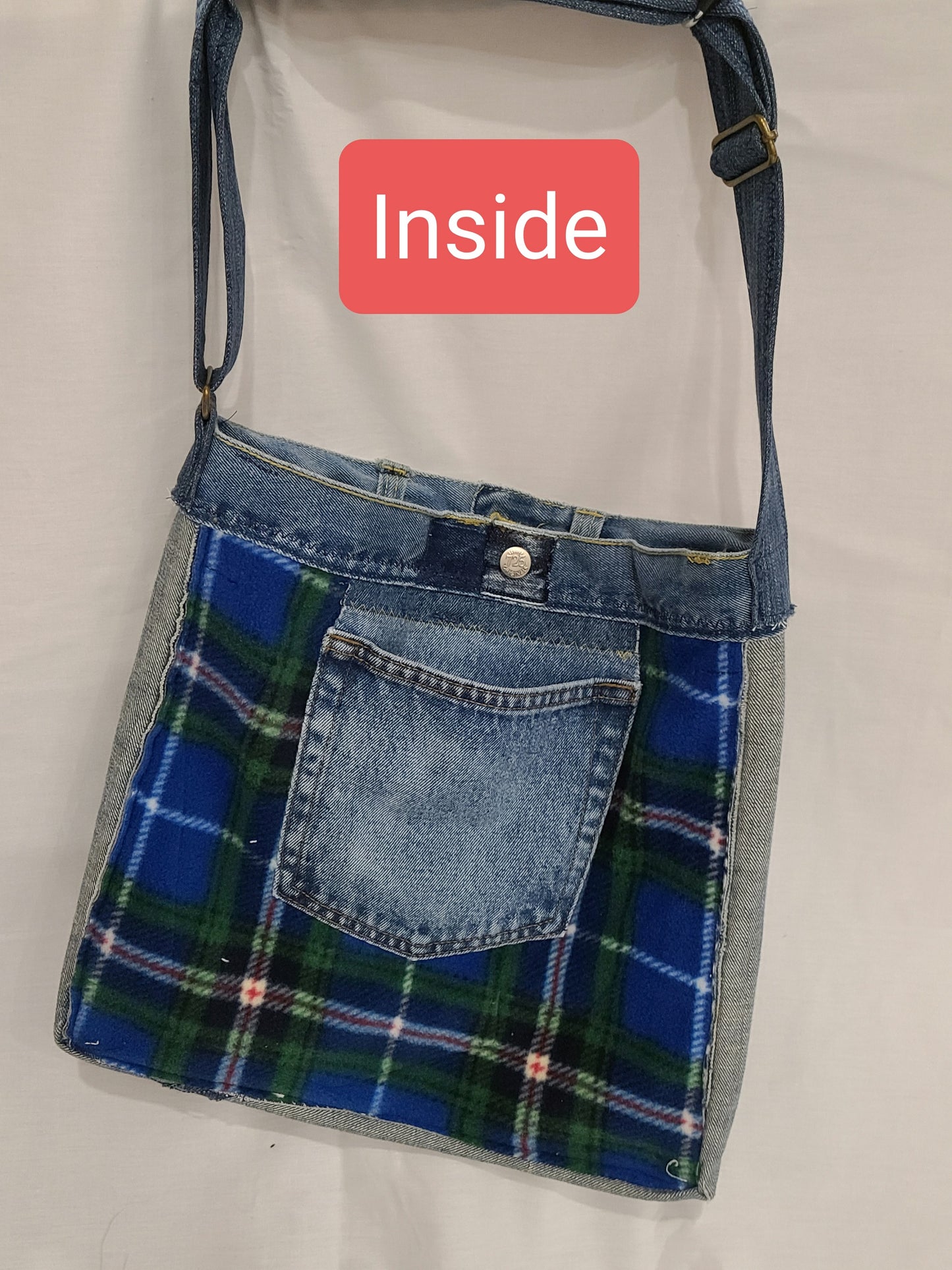 Sailboat Denim Totebag