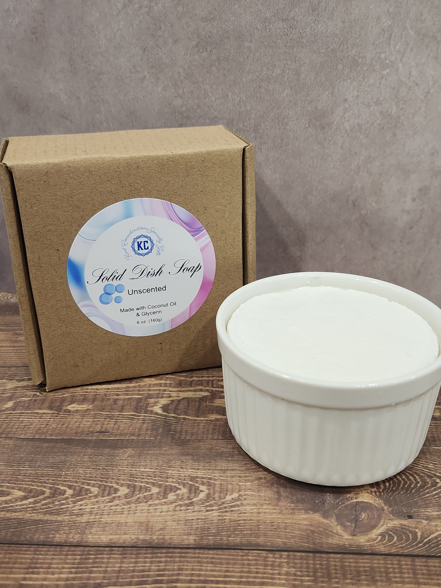 Solid Dish Soap - Unscented