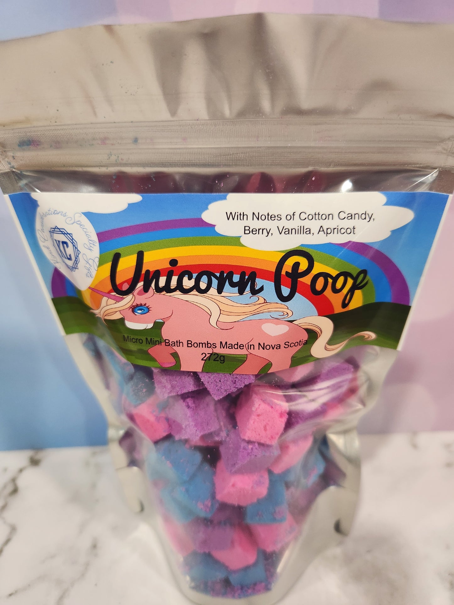 Micro Mini Unicorn Poop Bath Bombs