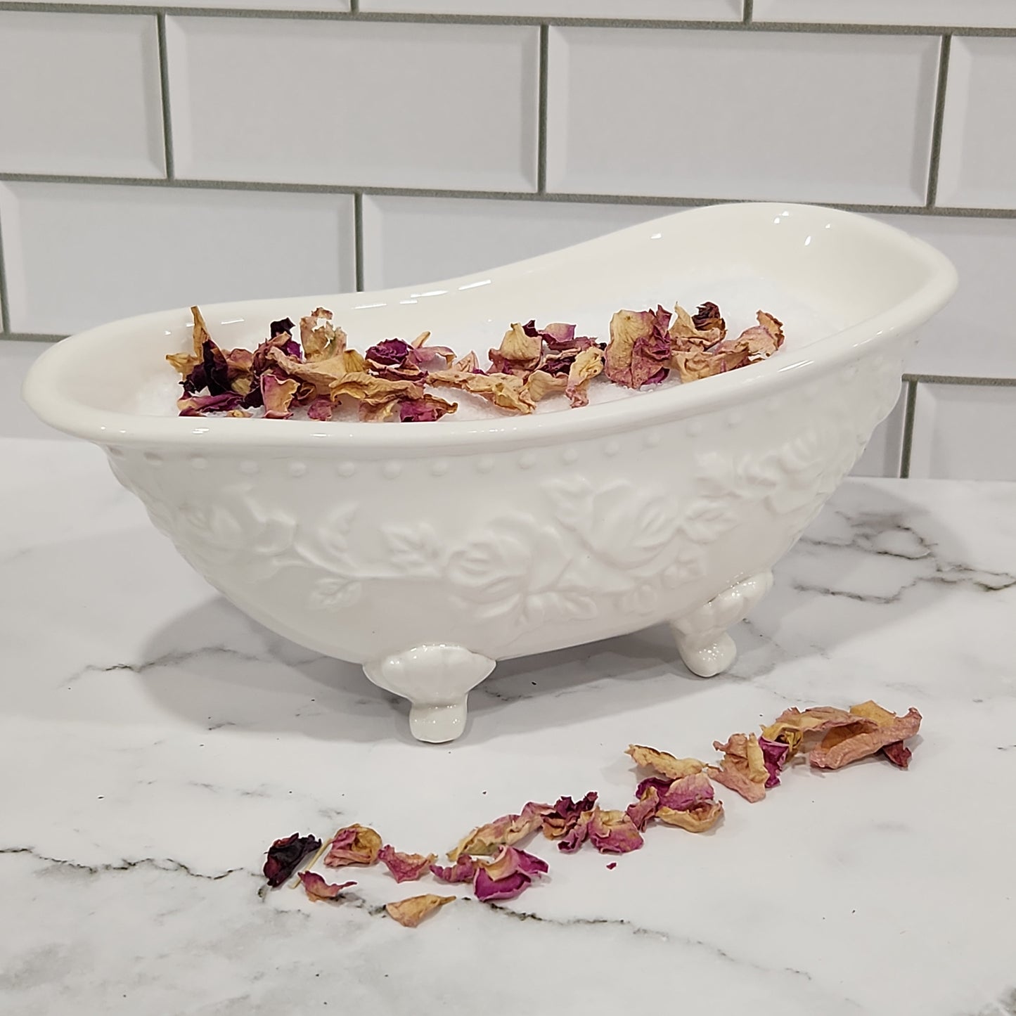Natural Bubbling Bath Salts - Discontinued Label